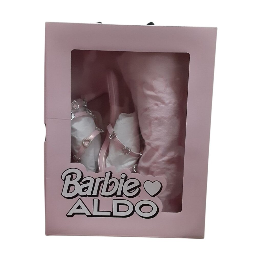 Barbie Aldo Shoes Limited Ed. Set BarbieMule Low Heel Size 9 & Sz L Tee NOB